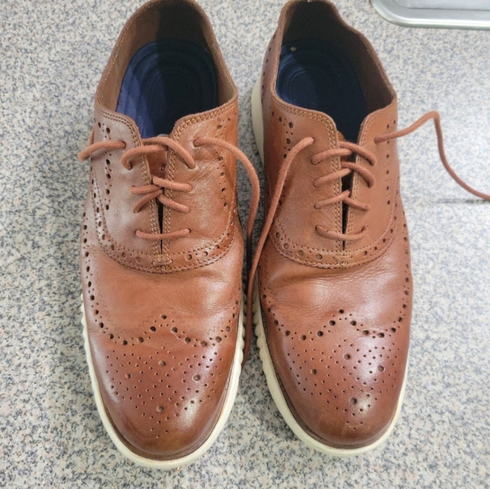Cole Haan zero grand wingtip shoes